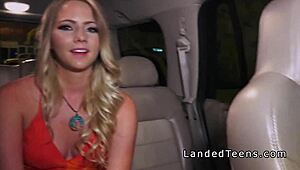 i can’t stop banging this blonde hitchhiker outdoors