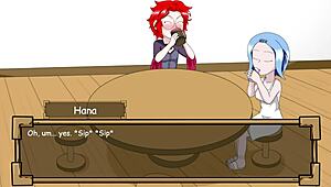 Hana's exposure in blooming flower anime part 1