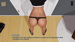 Ripples 72 Features Big Tits Hentai Babe in 3D Clothes-Ripping Game Action