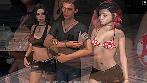 rock star gameplay part 10 with milf threesome on yacht.