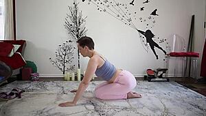 Yoga Lesson 370 with a Sexy Mature Twist