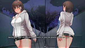 garota gosta de andar pelada na rua durante a noite e se masturba na porta das pessoas - night stroll - parte 1 de 3 with big tits teen 18+ ass masturbation creampie hentai cute cumshot cum tits