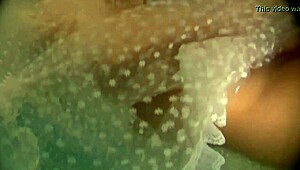 Russian Naked Babe Natalia Swims and Strips in Pool