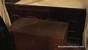 Leather and lace fight for mistress's sympathy with whipping and lesbian action