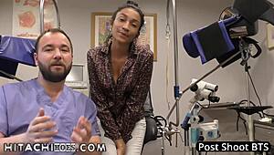 doctor gives freshman orgasms during physical exam
