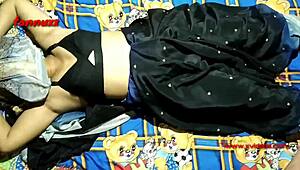 First time intense banging for Eena Bhabhi in desi fun