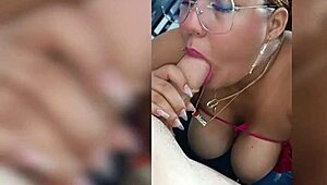 Mexican brunette fucking her tall white neighbor with a big cock