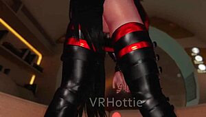 Slow POV lap dance turns into intense gay fucking in VRChat