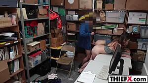 pretty thief gets punished with big cock