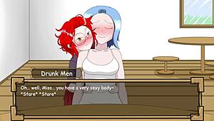 Hana's exposure in blooming flower anime part 1