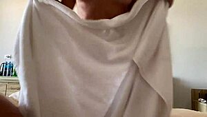 Wet girl delivers epic handjob and blowjob with massive cumshot explosion!