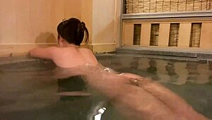 hey, wanna wash up together at a steamy hot spring tonight?