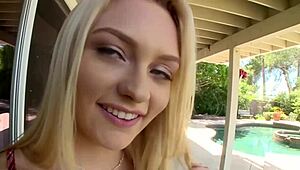 Pretty Alli Rae Enjoys Fun