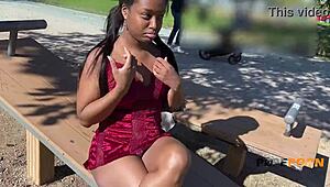 Ebony Colombian Babe Paris Squirts Amazingly!