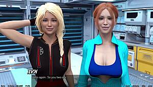 stranded in space 2, meeting those hot step sisters for some fun