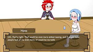 Hana's exposure in blooming flower anime part 1