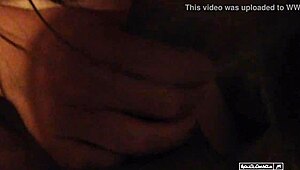 The young amateur couple engages in passionate intense sex, starting with blowjobs and muff diving, leading to hardcore fucking.