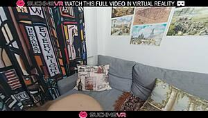 hazel grace horny girl wants big black cock in vr