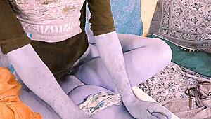 Indian Hot Wife Cheats In Missionary With Intense Fucking.