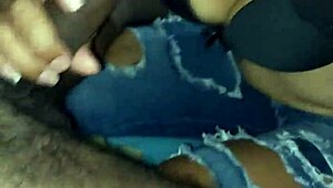 Sussusexycaribe gets wet oral from a careless neighbor bent over in doggystyle