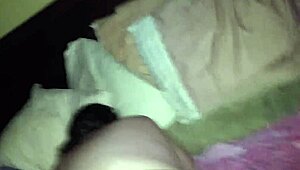 bbw feels huge pleasure riding big black dildo