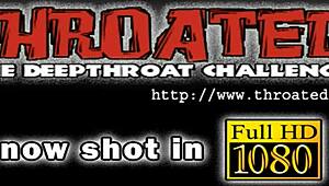 Petite teen amateur eagerly sucking huge cocks in a tight missionary POV scene.