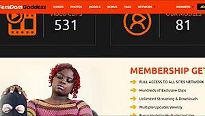 Melody cummings dominates interracial fetish babe with cum