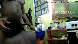 chupada na cozinha com pauz�o