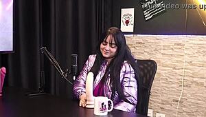 Her blowjob is unforgettable, so she grabs a cock for demo in sheer red 😍