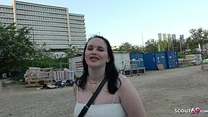 Curvy Austrian Mona Picked Up for Office Fuck