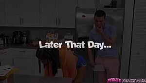 My stepsis undresses and asks me to fulfill her sexual desires