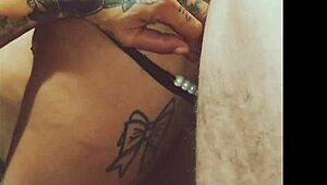 Amateur couple engages in homemade sex with handcuffs and ass worship