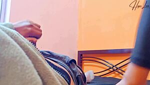 Young Malaysian Babe Gives Blowjob And Masturbates With Stepbro In Dorm Bed