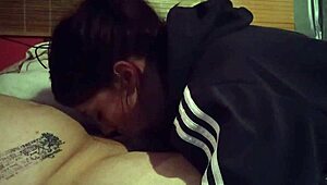 I found this slut on craigslist and she deepthroats my cock.