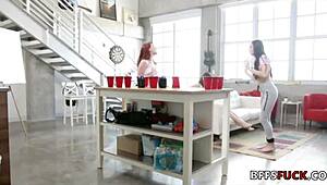 Lucky Guy Entered a Pussy Palace with Big Tits Babes, OMG!