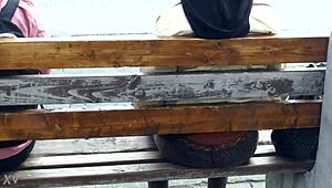 Man, that skinny shorty at the bus stop got serious butt cleavage!