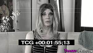 shemale hooker takes a big cock in mouth for sticky cum finish.