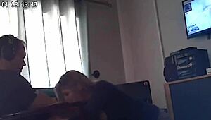 Spycam catches boyfriend with mother-in-law on hidden camera