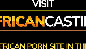 african casting showcases black amateur babe’s first wild ride
