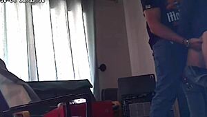 Spycam catches boyfriend with mother-in-law on hidden camera