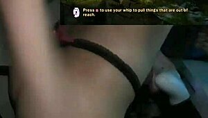 Gamer girl struggles to play while getting pounded hard