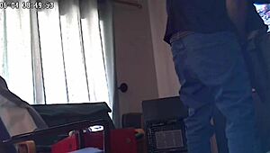 Spycam catches boyfriend with mother-in-law on hidden camera