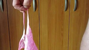 just messing around with pink panties for a quick solo session