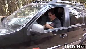 immaculate tranny meets a wang in transsexual encounter