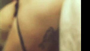 Amateur couple engages in homemade sex with handcuffs and ass worship