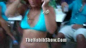 dominican bikini contest at hotel new garden