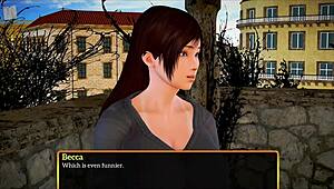 In my new family, the teen with big tits explores erotic adventures