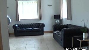 Adulterous British Mature Sonia Shows Monster Naturals.