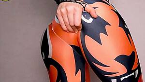 i can’t stop watching this pawg in spandex leggings wiggle her ass and ride a huge ribbed dildo to orgasm