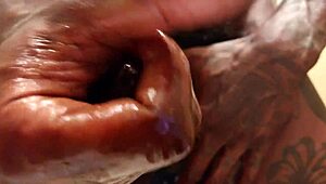 your favorite pornstar hallelujah johnson masturbating!